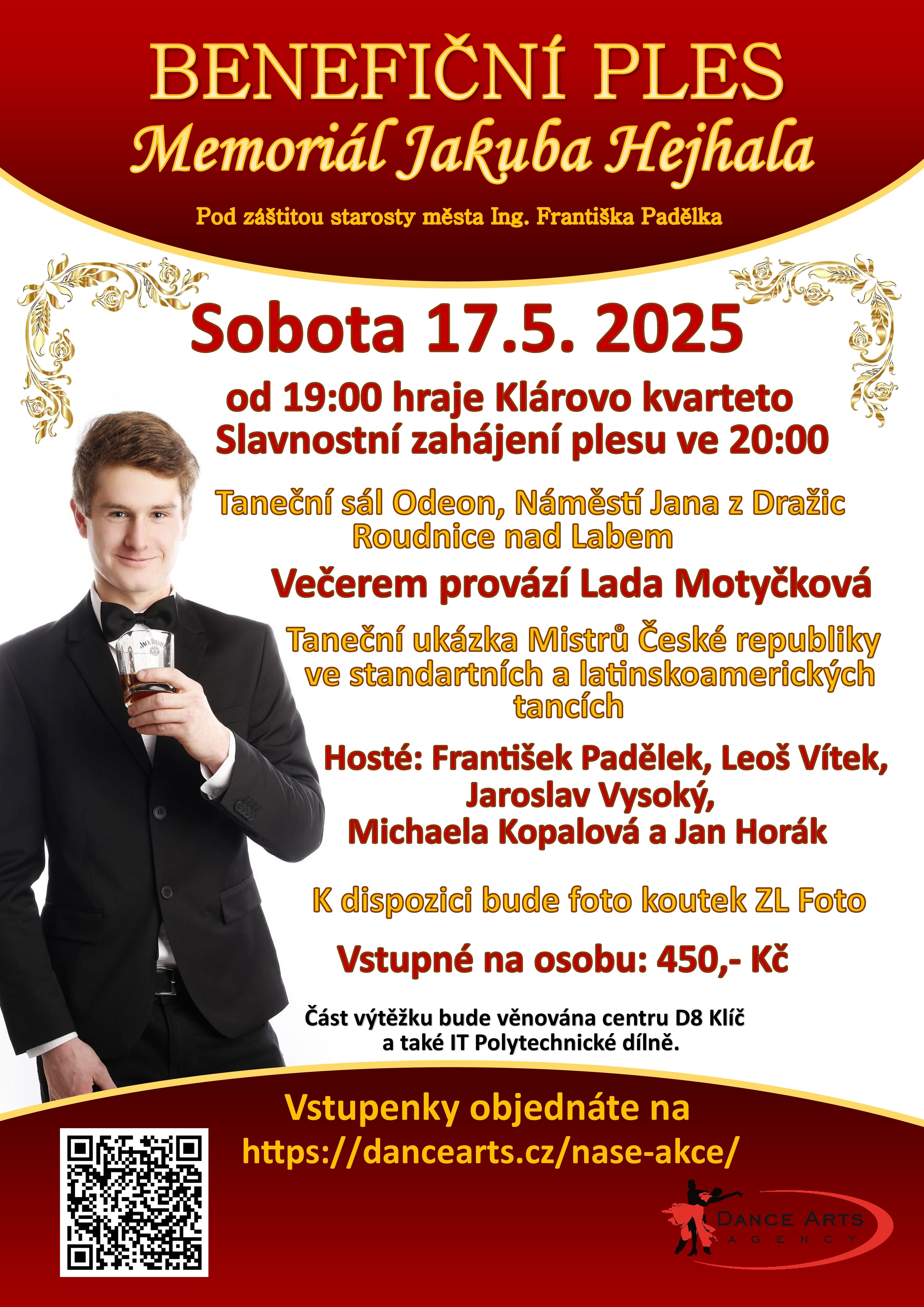 MEMORIÁL JAKUBA HEJHALA Benefiční ples